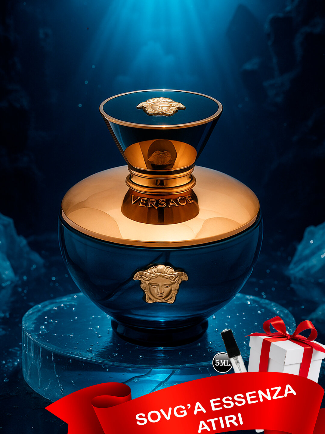 Туалетная вода VERSACE 50 мл+Пробник духов Essenze 5 мл в подарок
