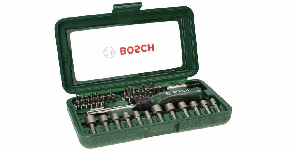 Набор насадок Bosch для отверток торцевых бит 46 предметов