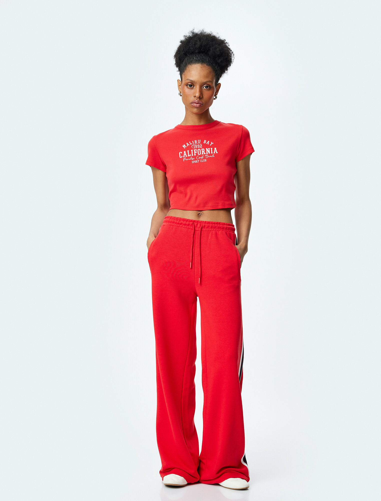 Брюки спортивные KOTON CASUAL размер M красный