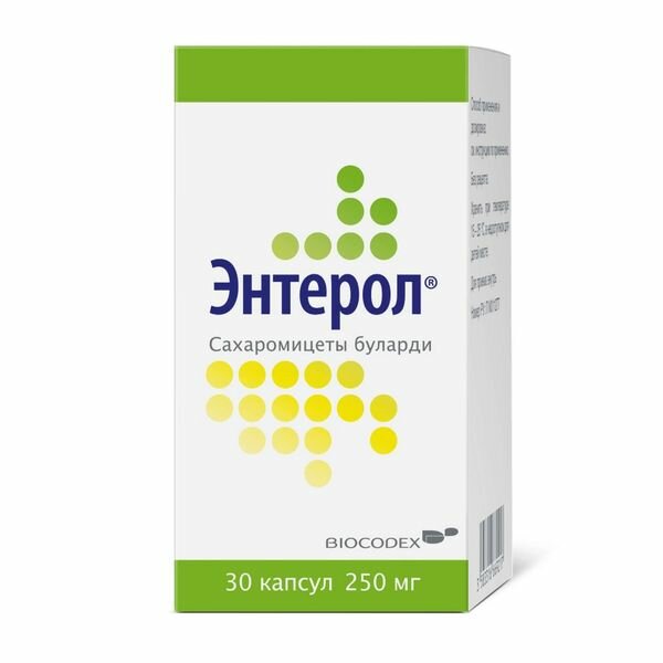 Энтерол капсулы фл. 250мг 30шт