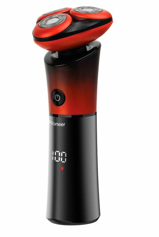 Бритва PIONEER BS008 черный/красный