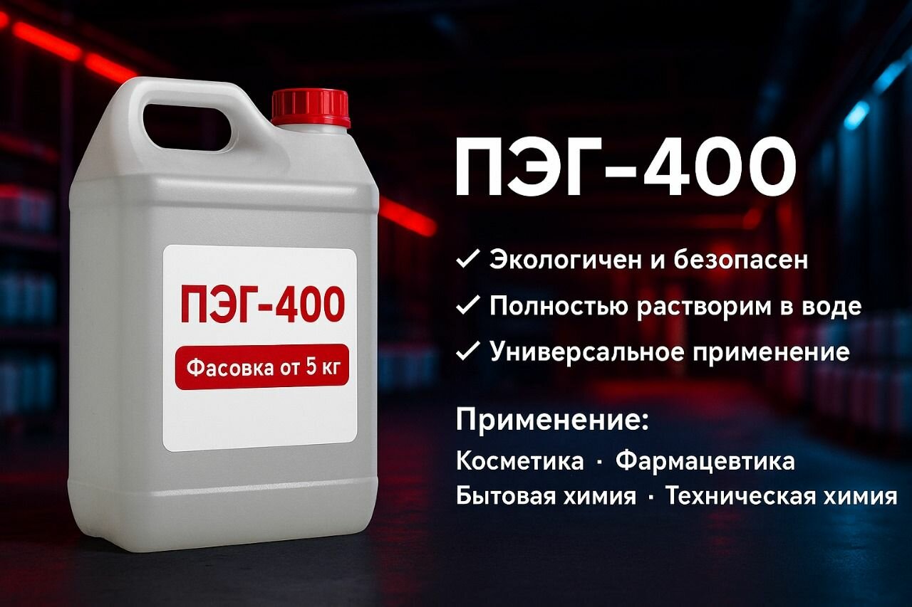 Полиэтиленгликоль ПЭГ- 400 10 кг — фото 1