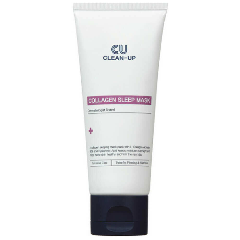Ночная коллагеновая маска для упругости кожи CUSKIN Clean-Up Collagen Sleep Mask
