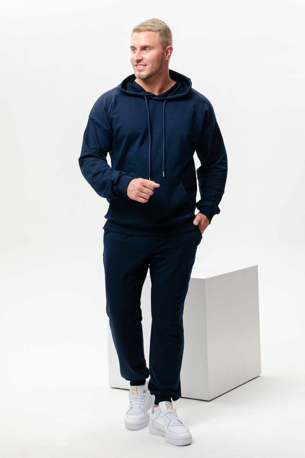 Комплект одежды Berchelli, размер 52, темно-синий