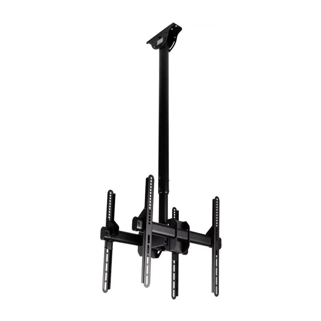 Кронштейн Arm Media lcd-1750 (10175) для телевизора, потолочный, поворот и наклон, 26"-65", до 90кг, черный