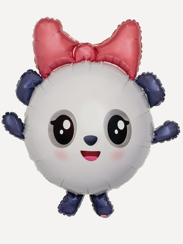 Изображение товара Воздушный шар с гелием фольгированная фигура Малышарики Пандочка 1шт 97 см