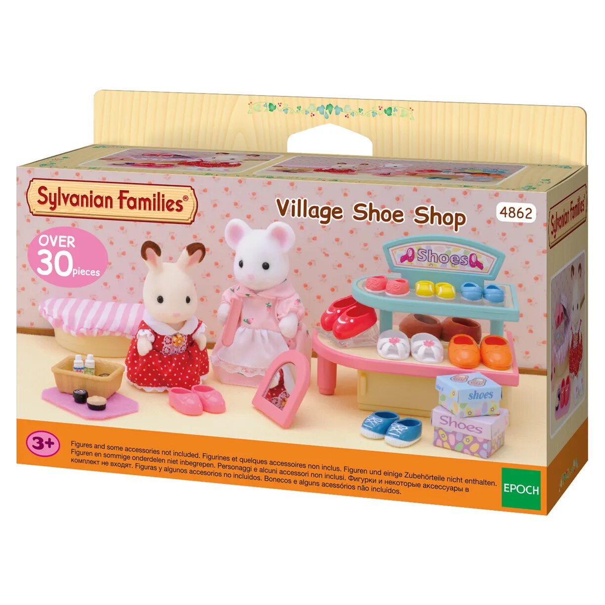 Набор Sylvanian Families "Обувной Магазин", более 30 элементов