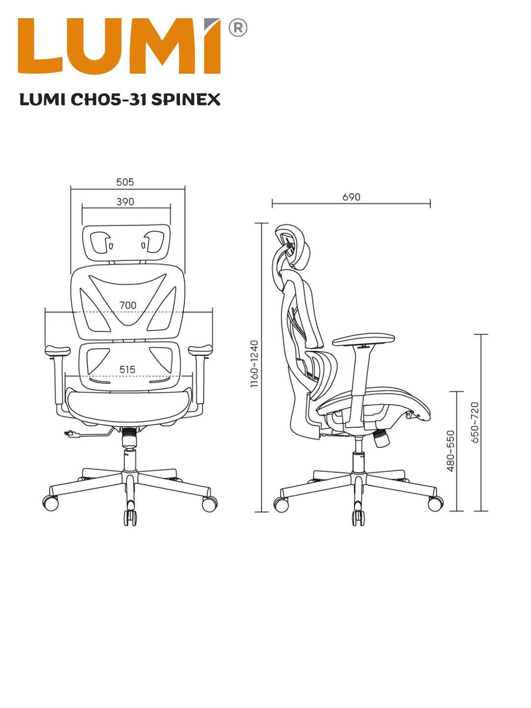 Кресла LUMI "Ergonomic Chair CH05-31", удобное и оригинальное — фото 1