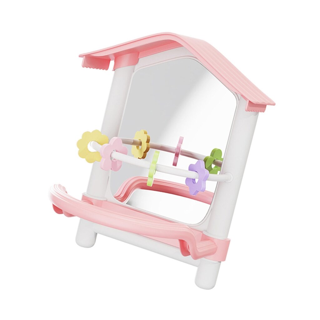 Зеркало для попугаев безопасная пластиковая жевательная игрушка для клетки с креплением