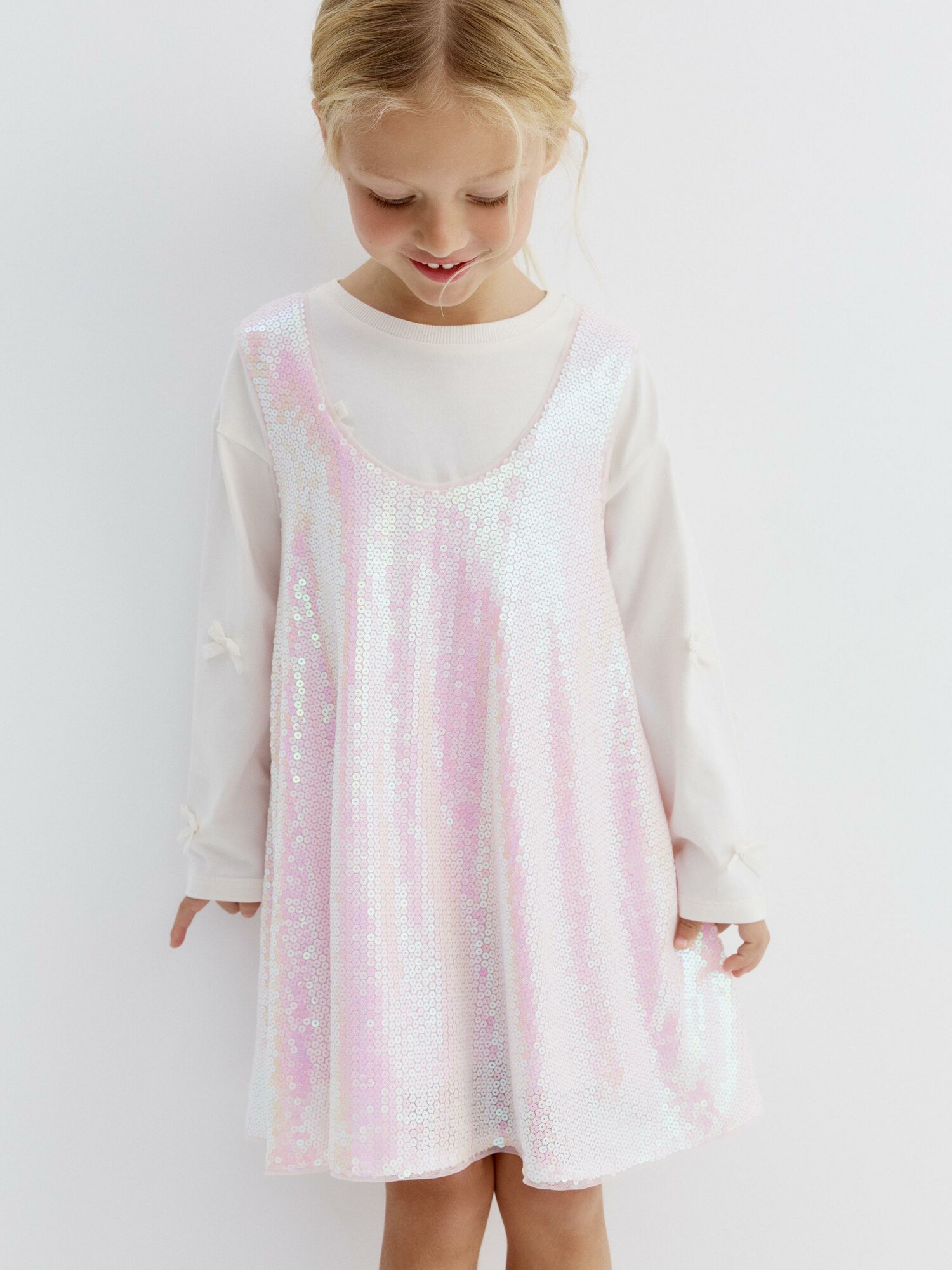 Платье Sela размер 116 розовый