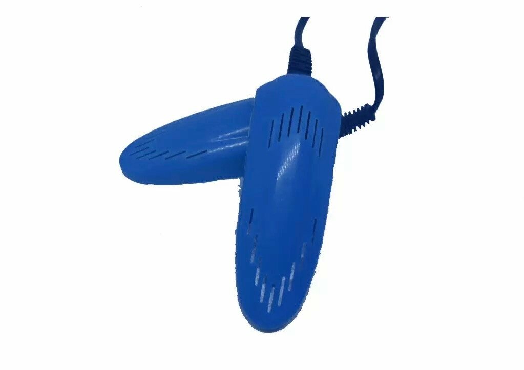 Сушилка для обуви  электрическая пластик синяя 34-48 размер