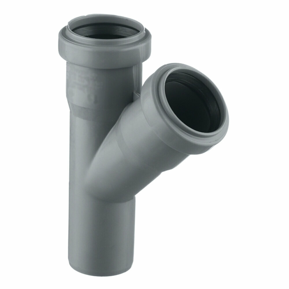 Тройник канализационный 45 градусов DN 40
