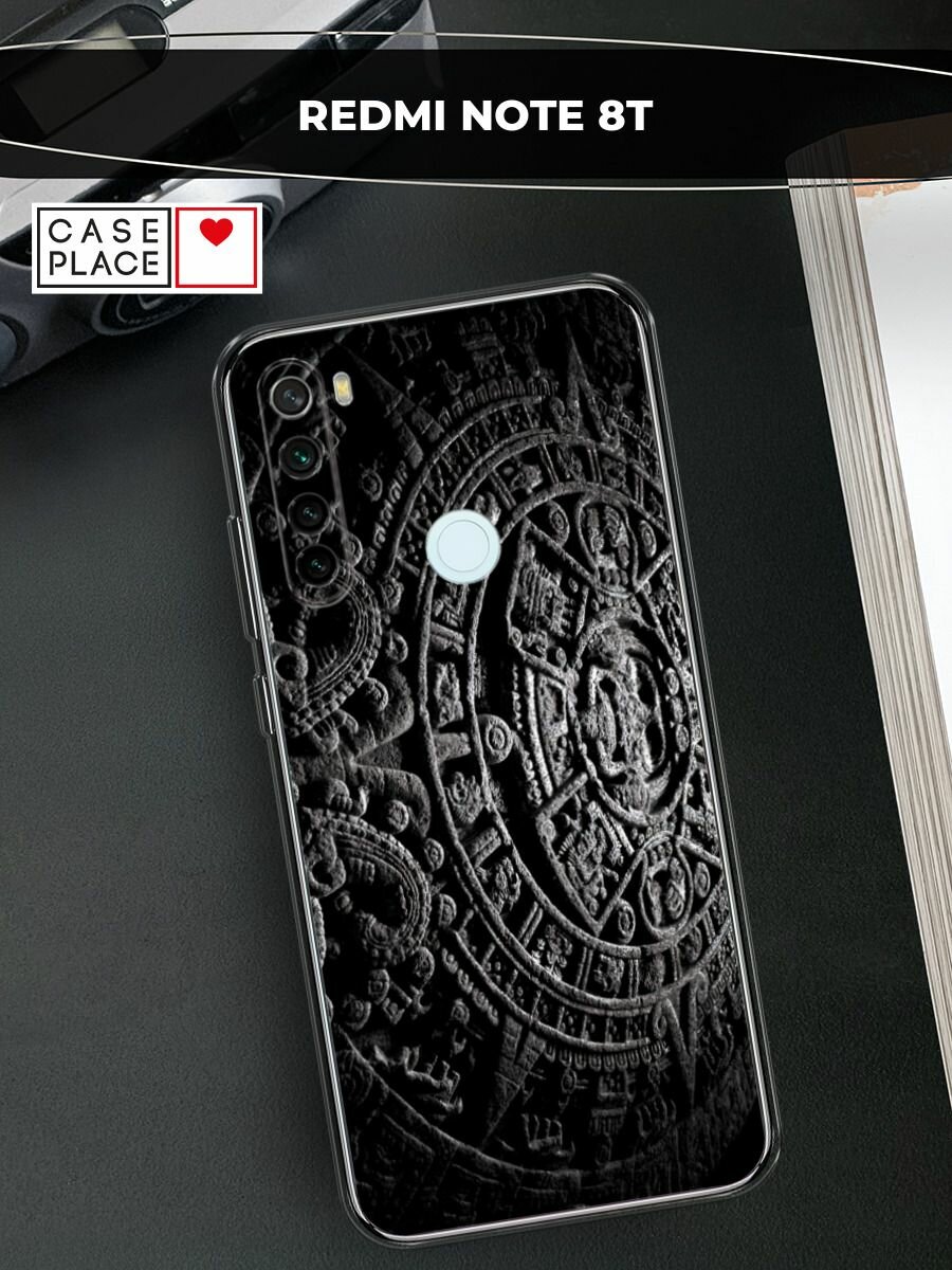 Чехол на Xiaomi Redmi Note 8T / Сяоми Редми Нот 8Т с принтом "Узоры ацтеков 3"