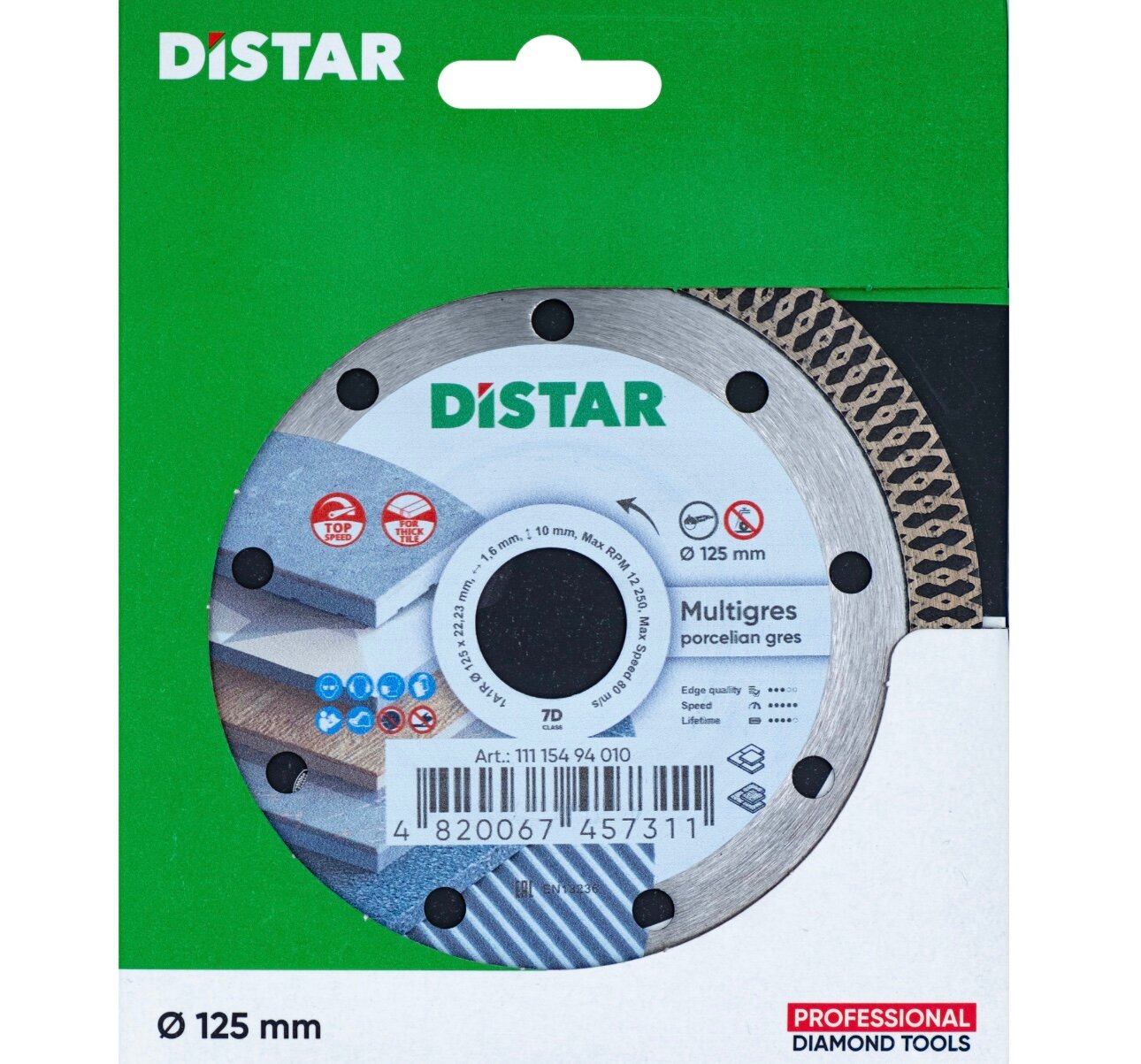 Диск Алмазный Distar Multigres 125x22.2
