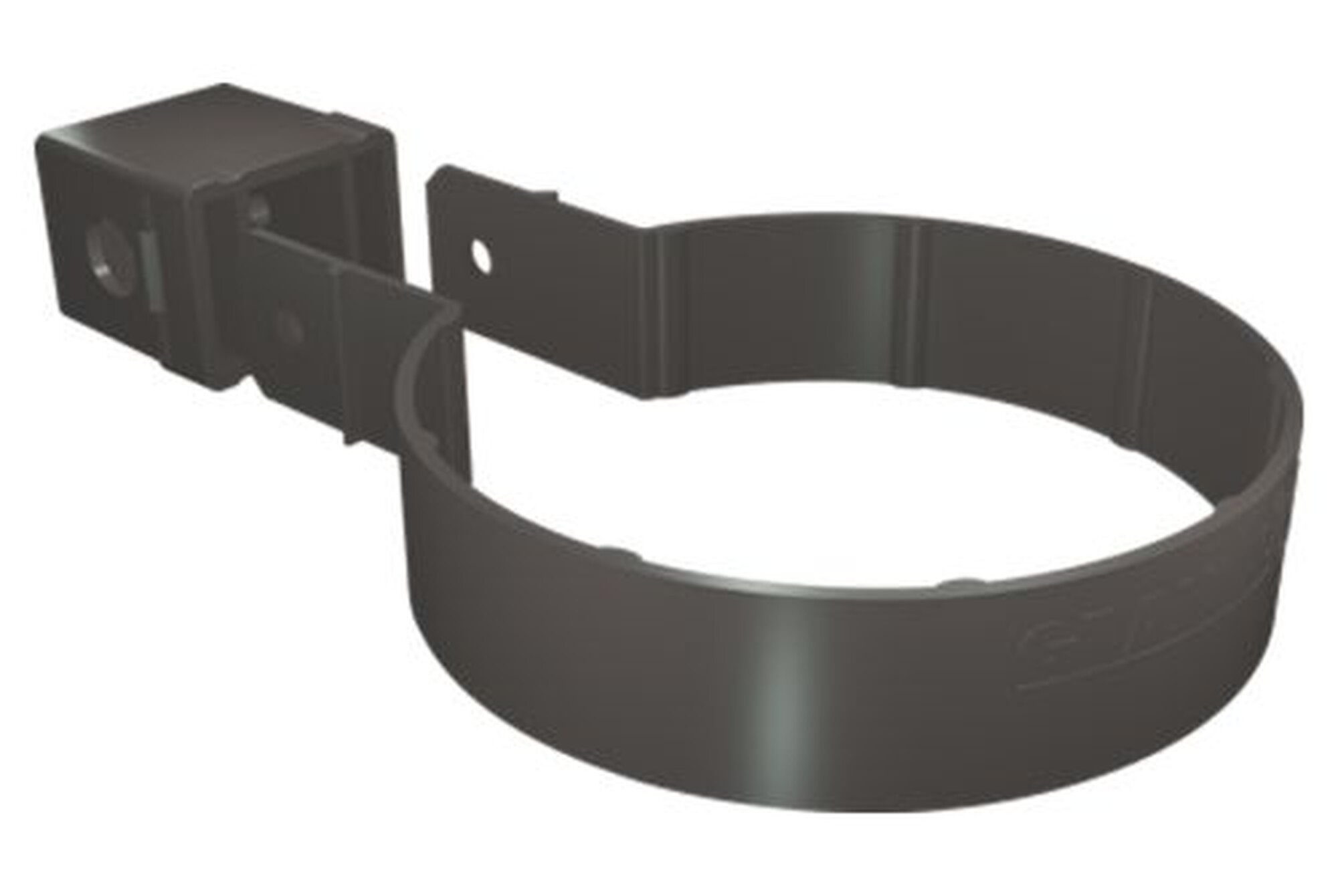 Хомут трубы Kliker ПВХ Grand Line Premium графит (инд. упак.) (RAL 7024)