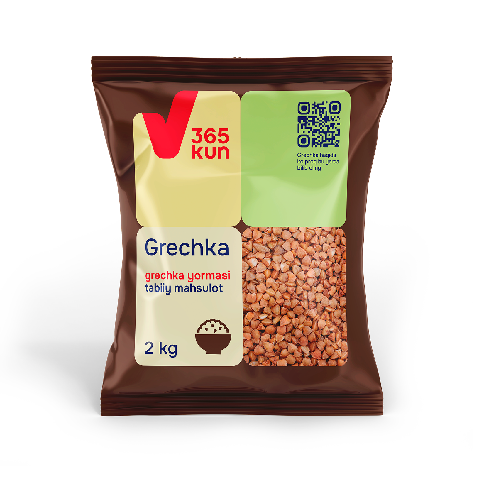 Гречка 365 kun 2 кг.