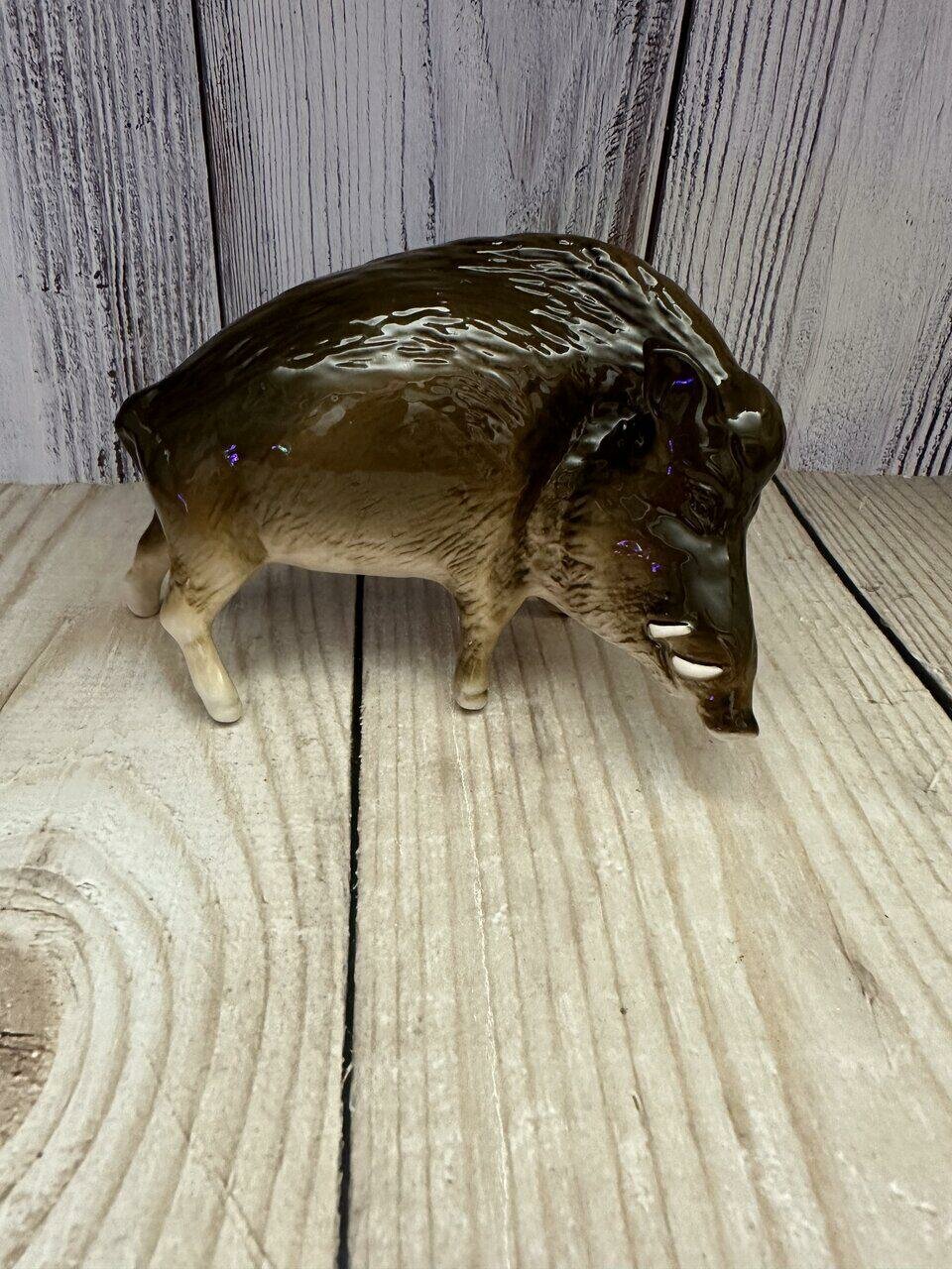 Статуэтка Кабан фарфор Афз Россия шикарный