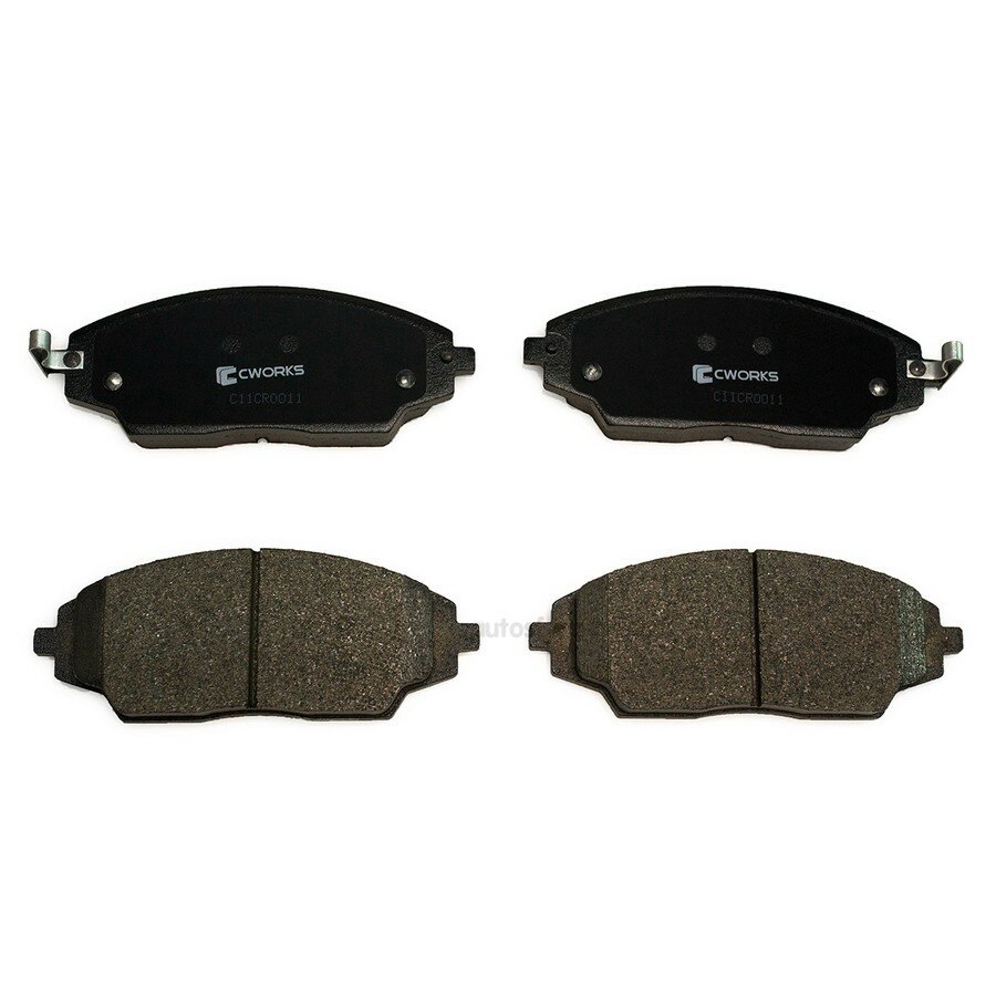 CWORKS C11CR0011 Тормозные колодки передние, Low Metallic