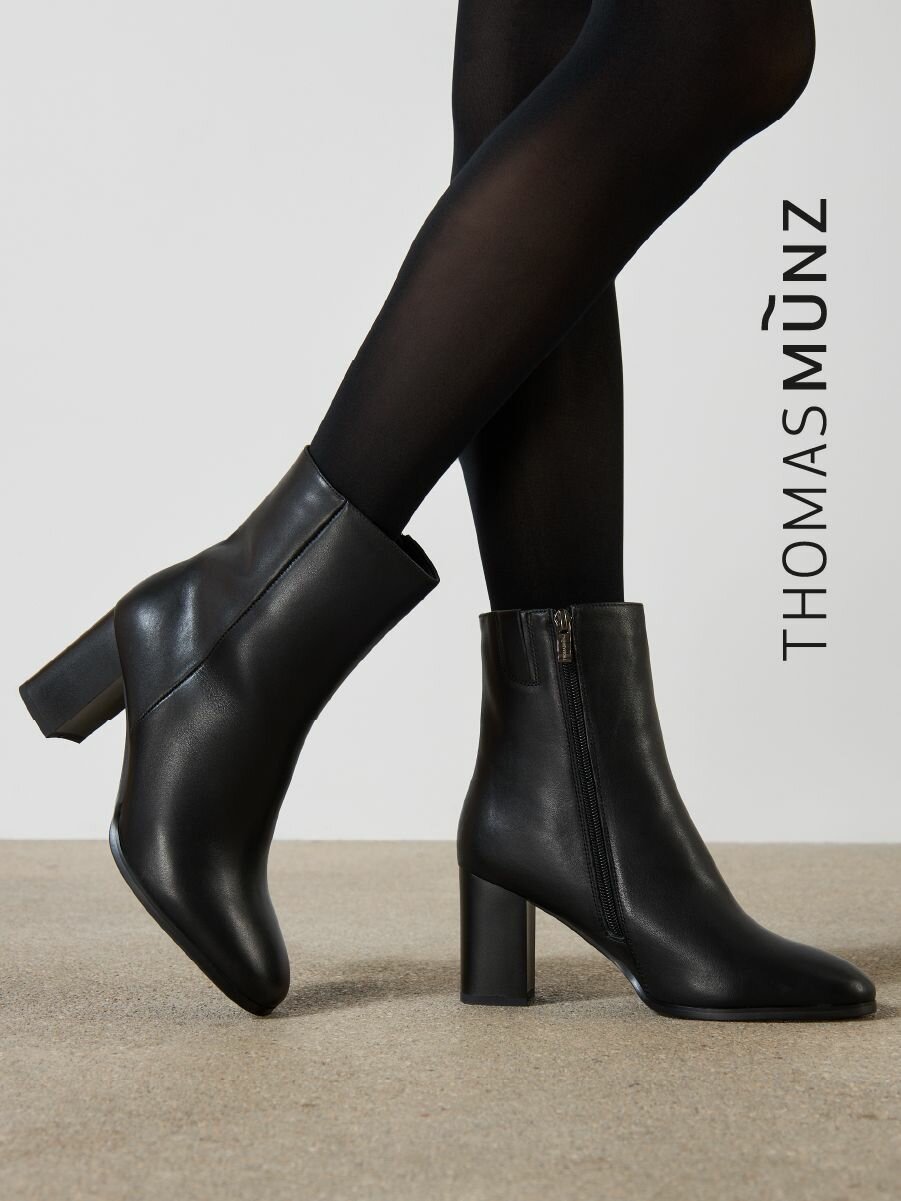 Ботильоны Thomas Munz, размер 37, черный
