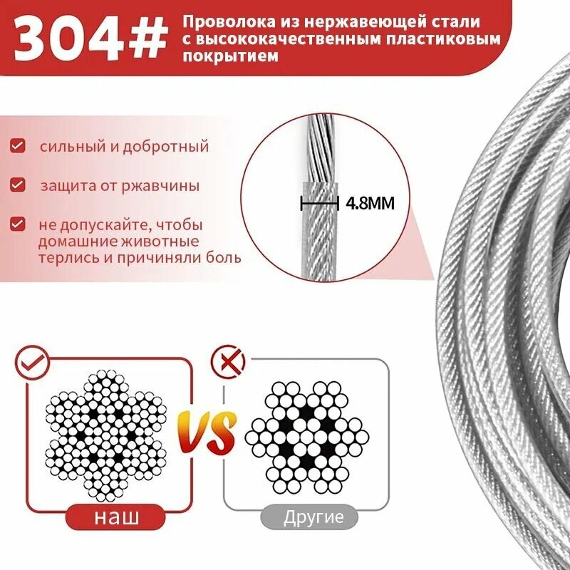 Сверхпрочный поводок для крупных собак весом до 300 кг