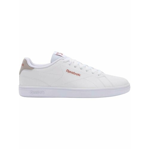 фото Кеды reebok court clean, полнота f, размер 10,5 us, белый-серый