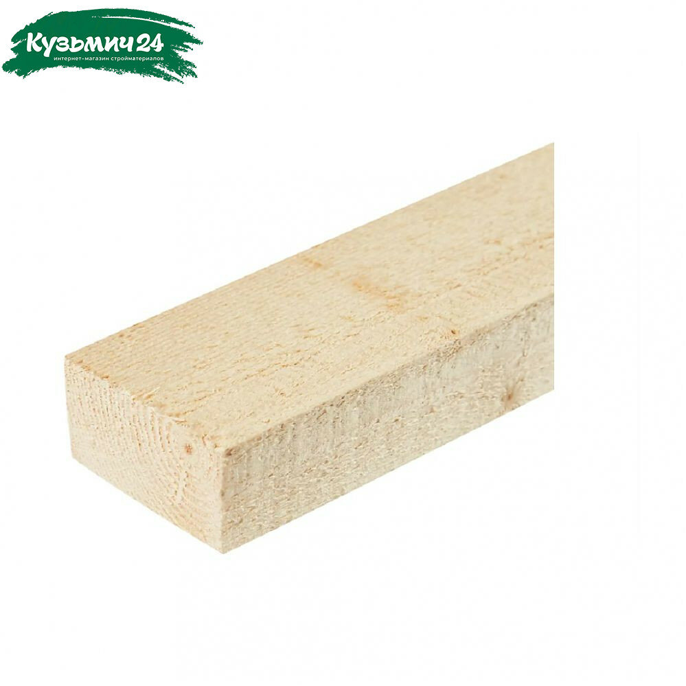 Рейка нестроганая Хвойные породы 25х50х3000 мм 4 шт.