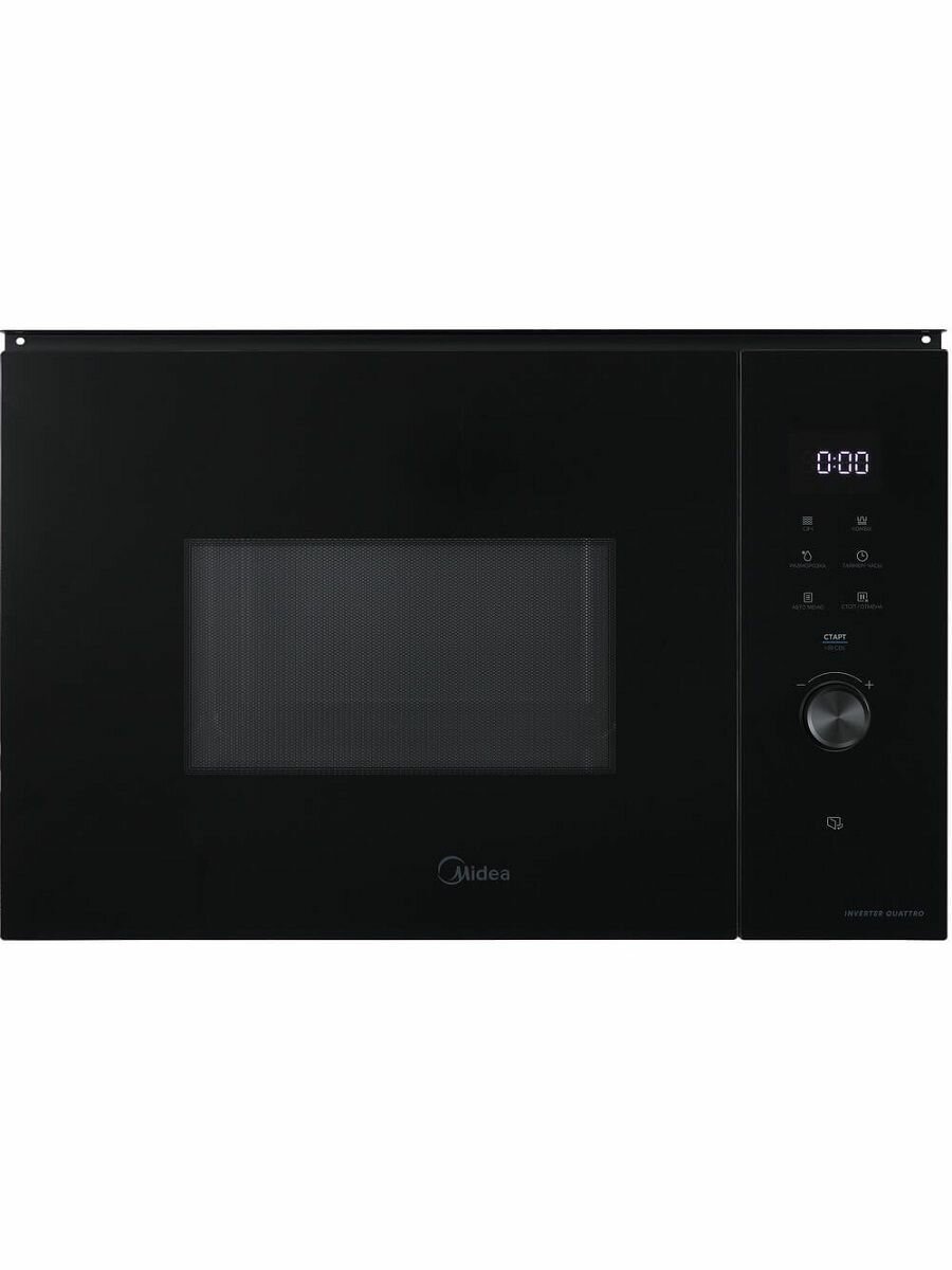 Встраиваемая микроволновая печь Midea MI982517GBI 5 л, мощность 900 Вт (мощность гриля 1200 Вт)