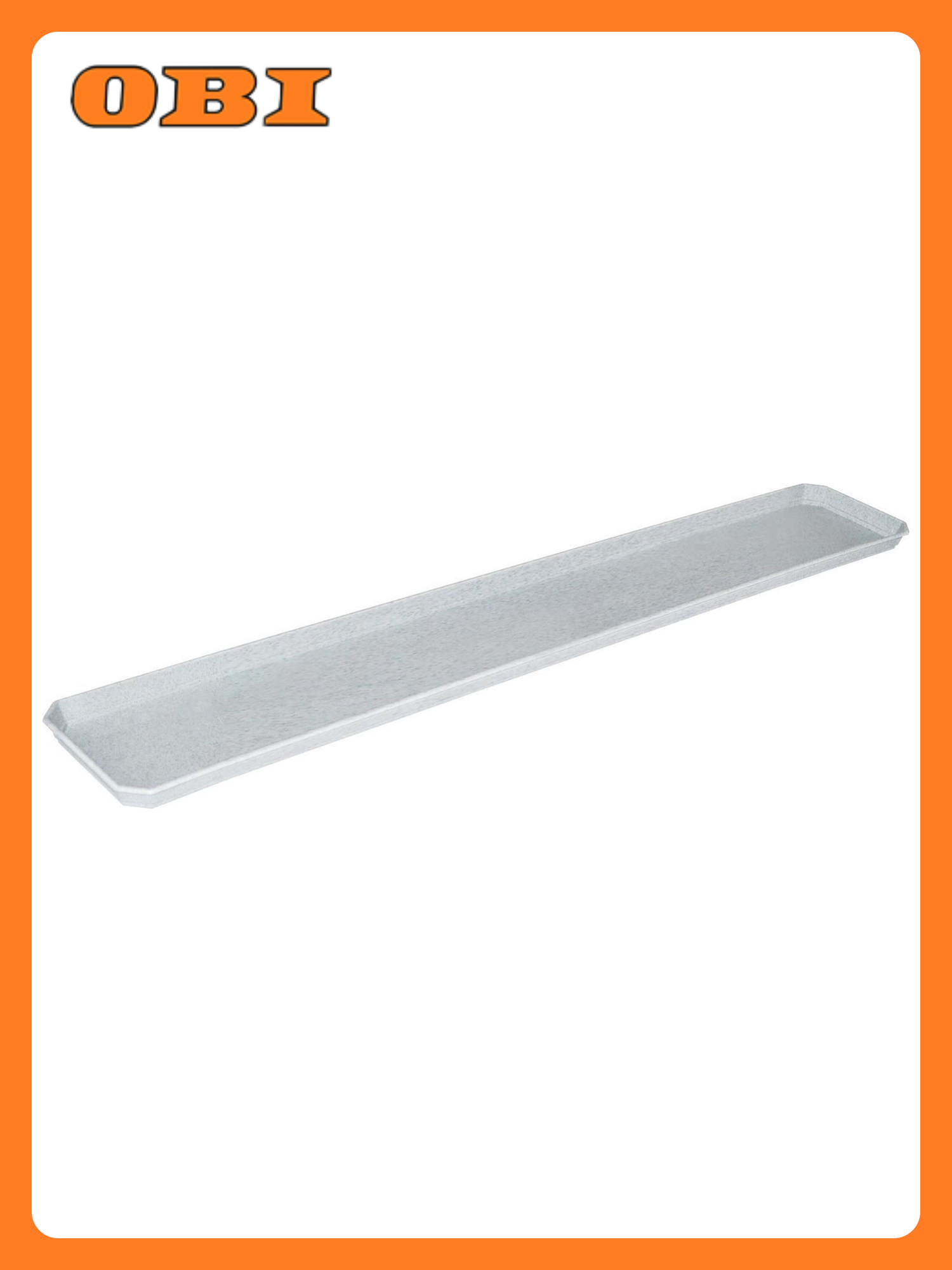 Поддон для ящика InGreen мраморный 80 см