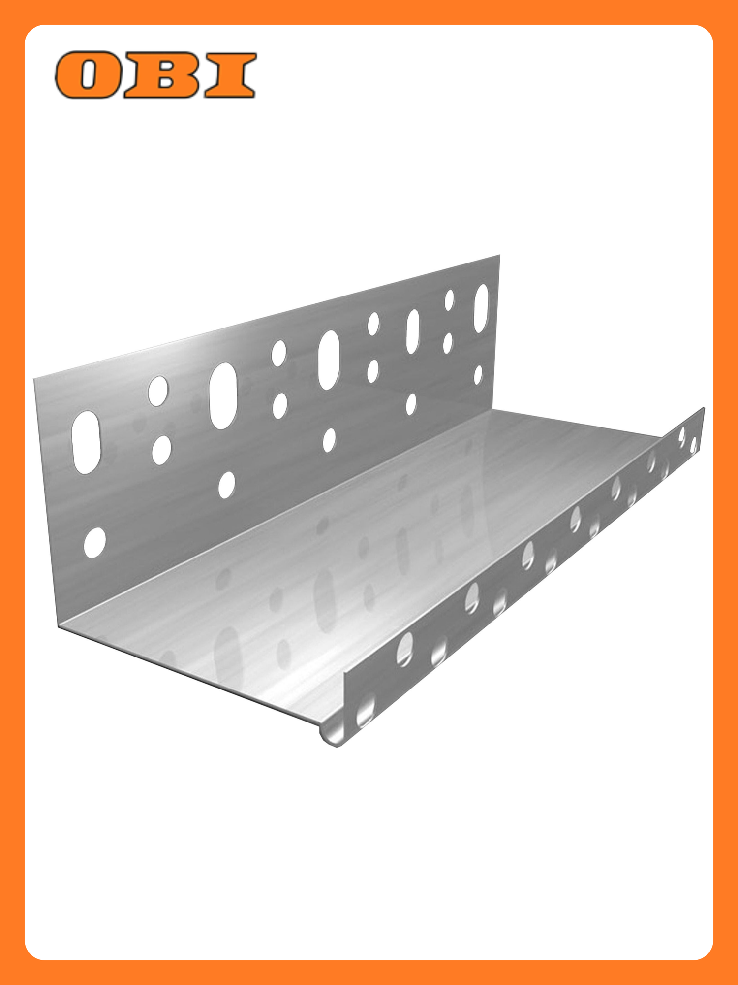 Цокольный профиль FasadPro алюминиевый 2500x50x09мм серебристый