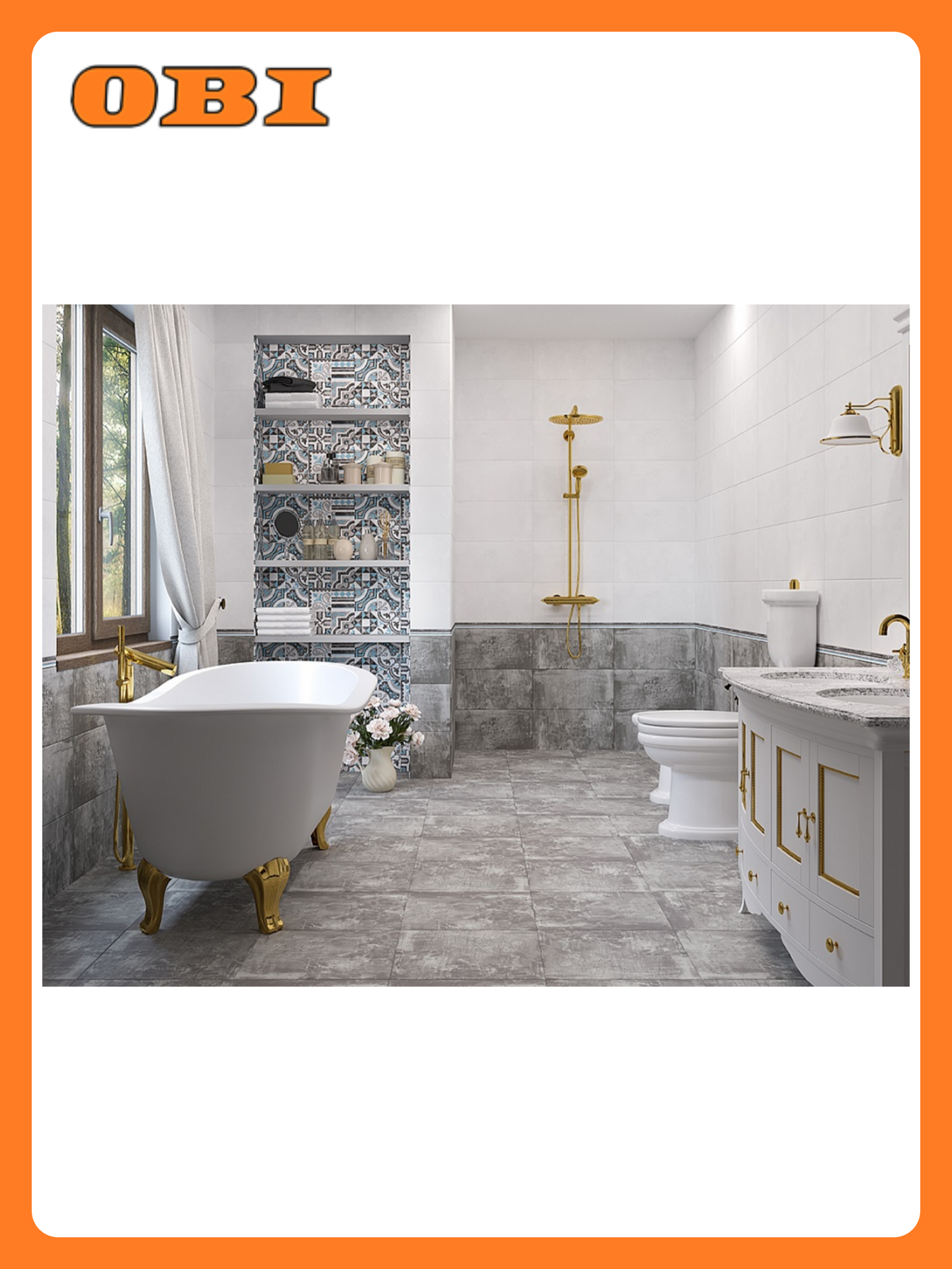 Вставка Axima Кадис D 25X50 см 1 шт.