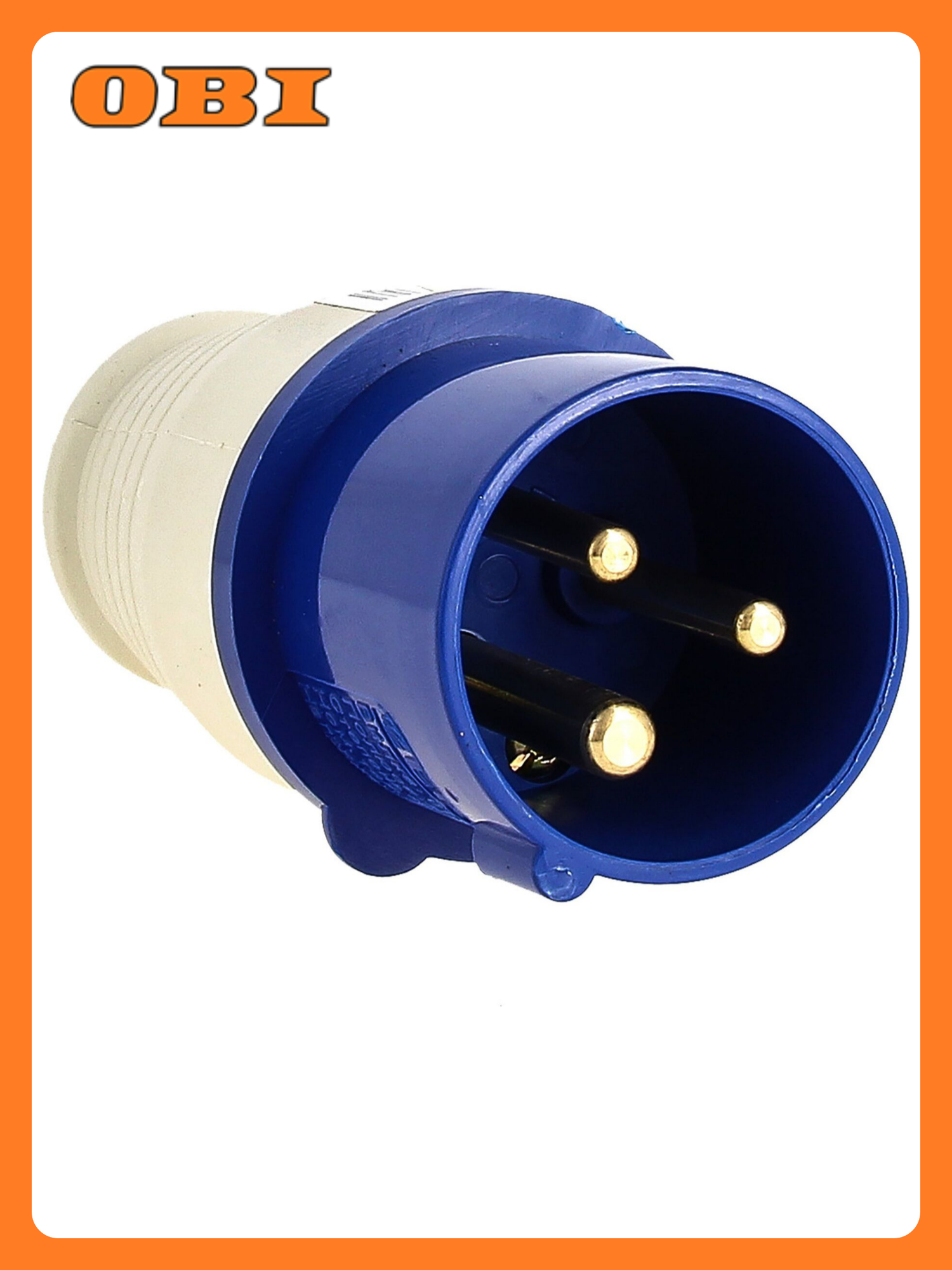 Вилка EKF PROxima 013 2Р+РЕ 220В 16А IP44 пластик синяя