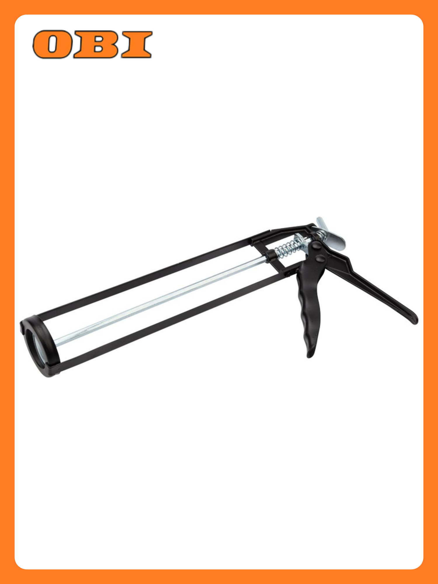 Пистолет для герметика REXANT 12-7201 310 мл скелетный с фиксатором шток 7 мм