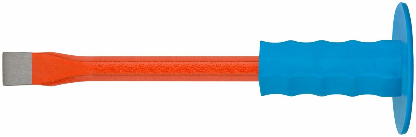 Зубило с квадратным резиновым протектором 250 х 16 х 23 мм