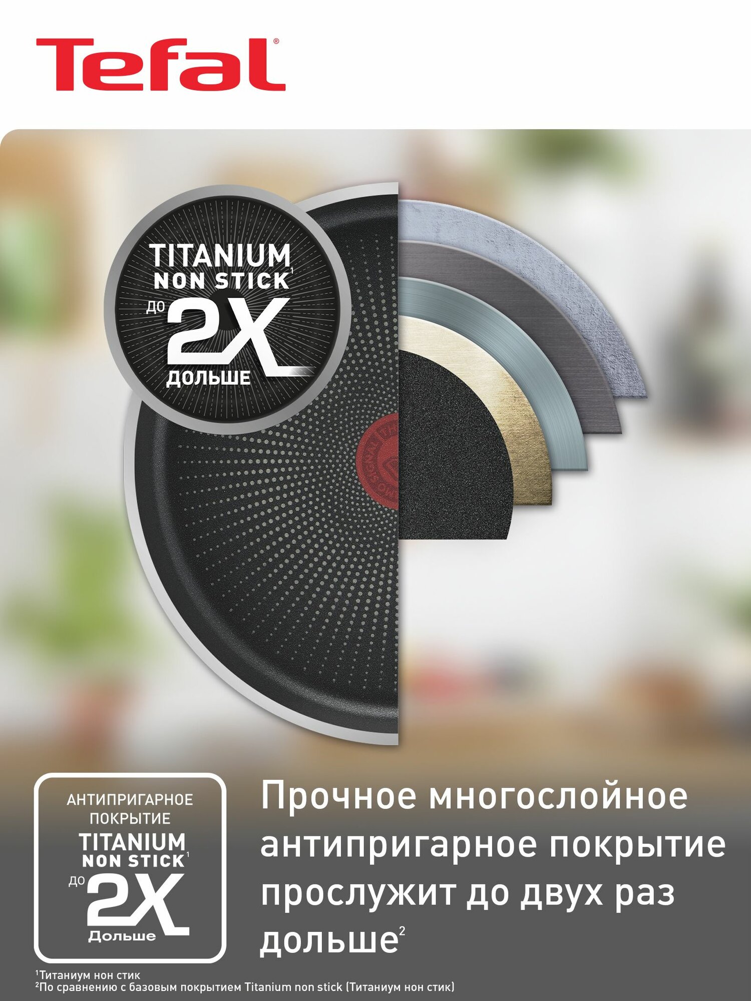 Сковорода-гриль Tefal Delicio 26 см, антипригарное покрытие, индикатор нагрева, носики для слива жидкости, подходит для газовых, электрических плит — фото 1