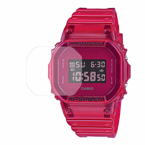 Скрин Мобайл защитный экран для часов Casio DW-5600SB-4 из гидрогелевая плёнка прозрачная