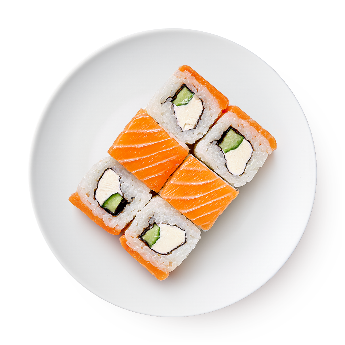 Ролл Филадельфия лайт от Студия вкуса, с филе лосося, 218 граммов, 1 упак.