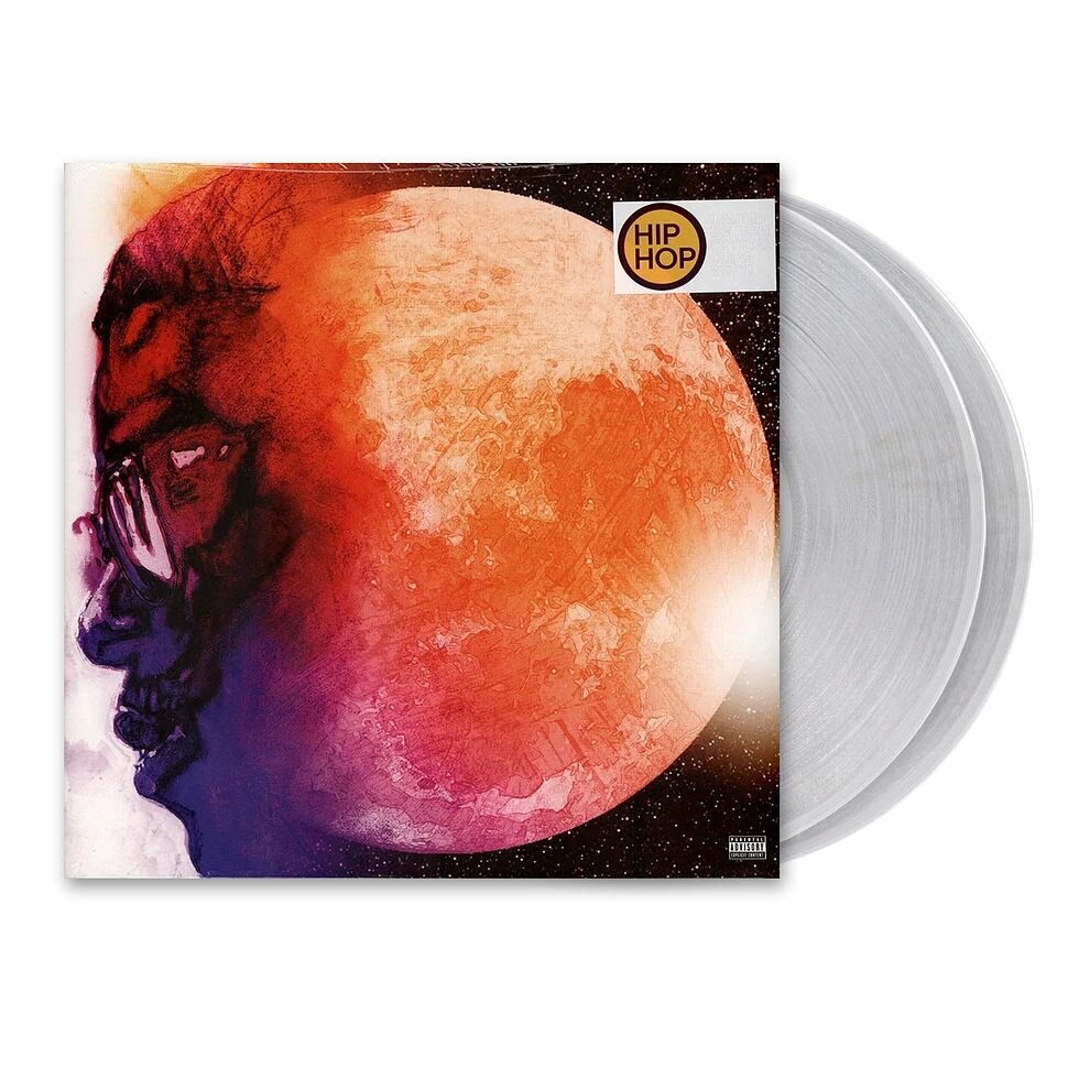 Kid Cudi - Man On The Moon: The End Of Day - Crystal Clear 2LP - 2025 - новая виниловая пластинка