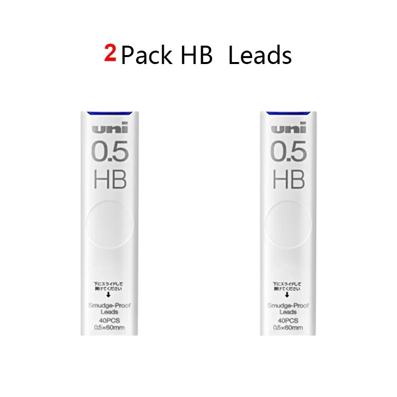 Uni 0.5 HB HB Leads 2 Pack