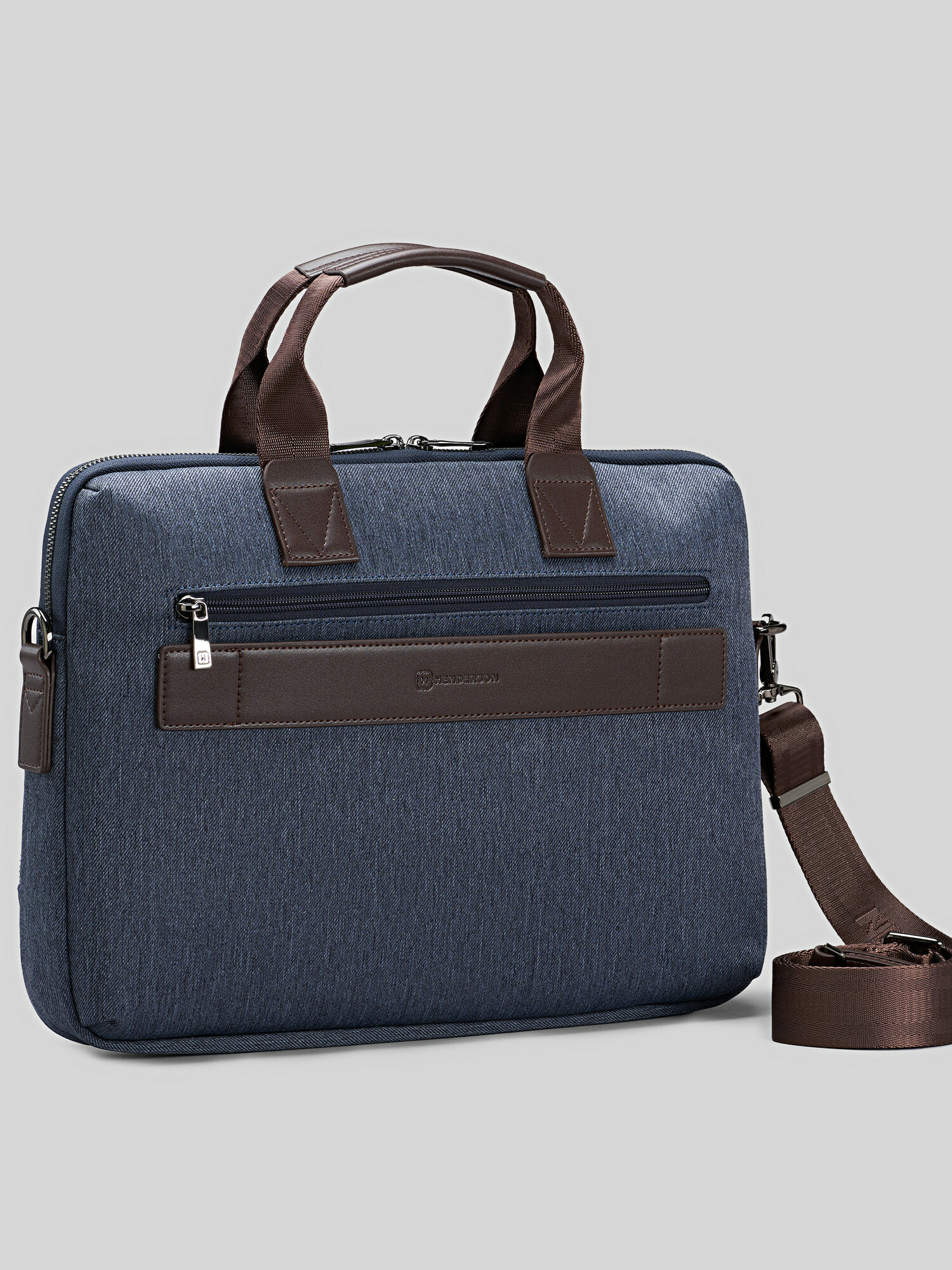 Портфель HENDERSON, голубой — фото 1