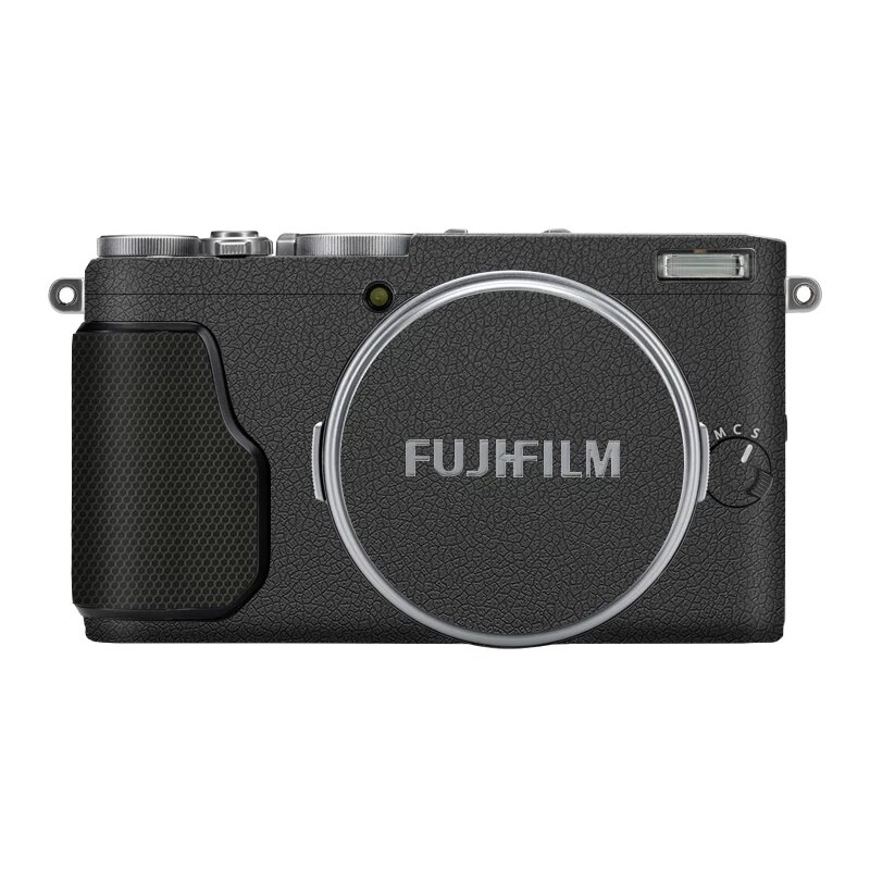 Матовая пленка с рисунком кожаного узора для камеры Fuji X70, черная текстура, премиум-финиш