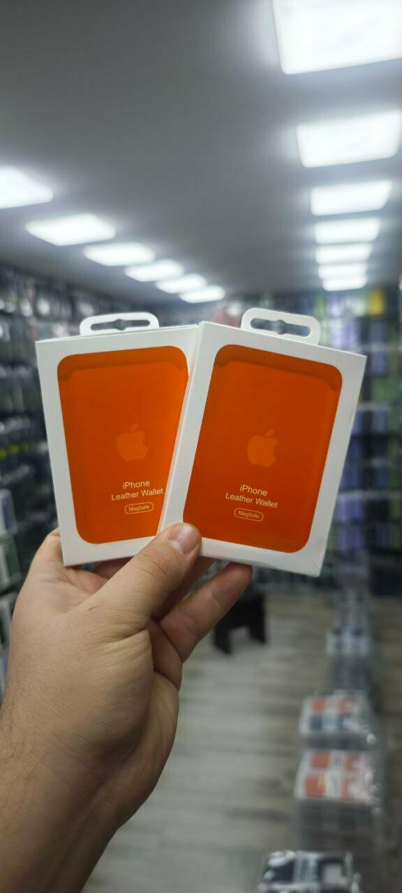 Kartholder, iPhone, MagSafe, charm hamyon, magnit, Orange