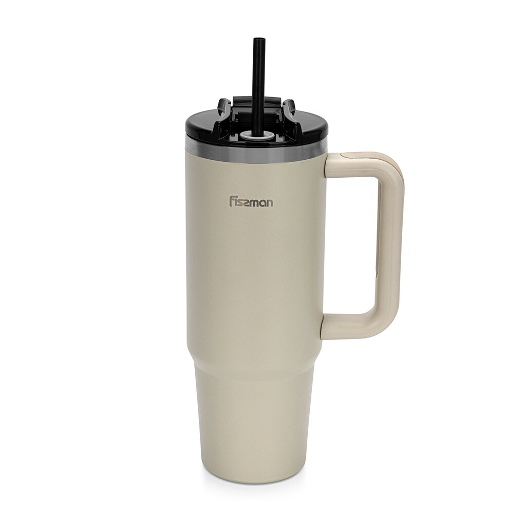 Термокружка из нержавеющей стали 900 мл, цвет Бежевый