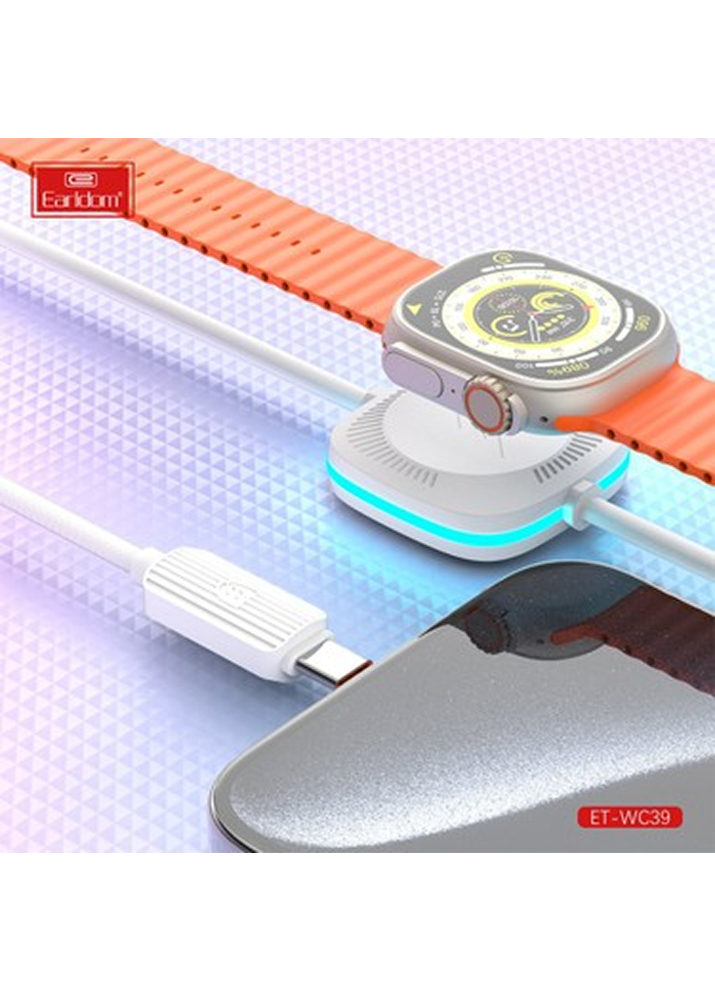 Кабель Earldom WC42, 2-в-1, многофункциональный, для зарядки — фото 1