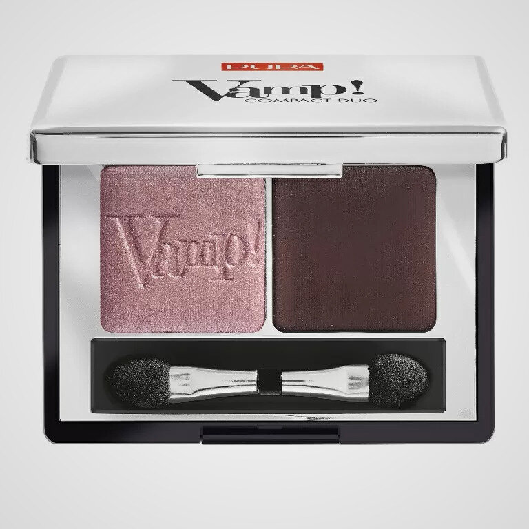Компактные двойные тени тон 002 Розовая земля PUPA MILANO VAMP! DUO 002 Тени 2,2 гр