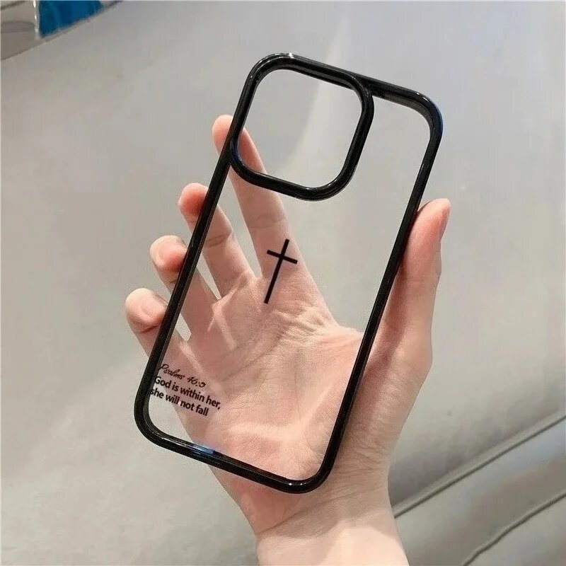 Прозрачный чехол для iPhone 14 Pro Max Style 1