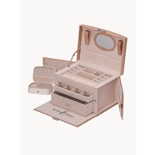 Шкатулка для украшений S-697B-3N золотистый