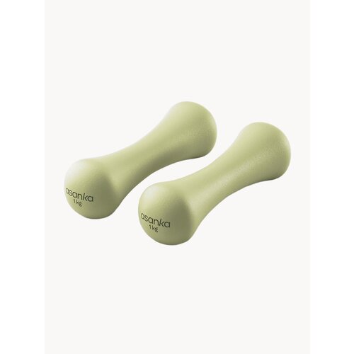 Гантели 1 кг для спорта и фитнеса asanka 2 шт