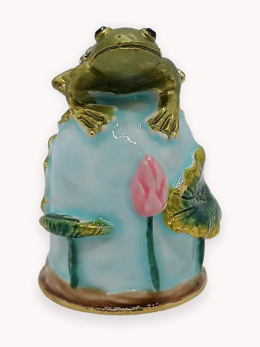 Наперсток Фаберже "Лягушка "