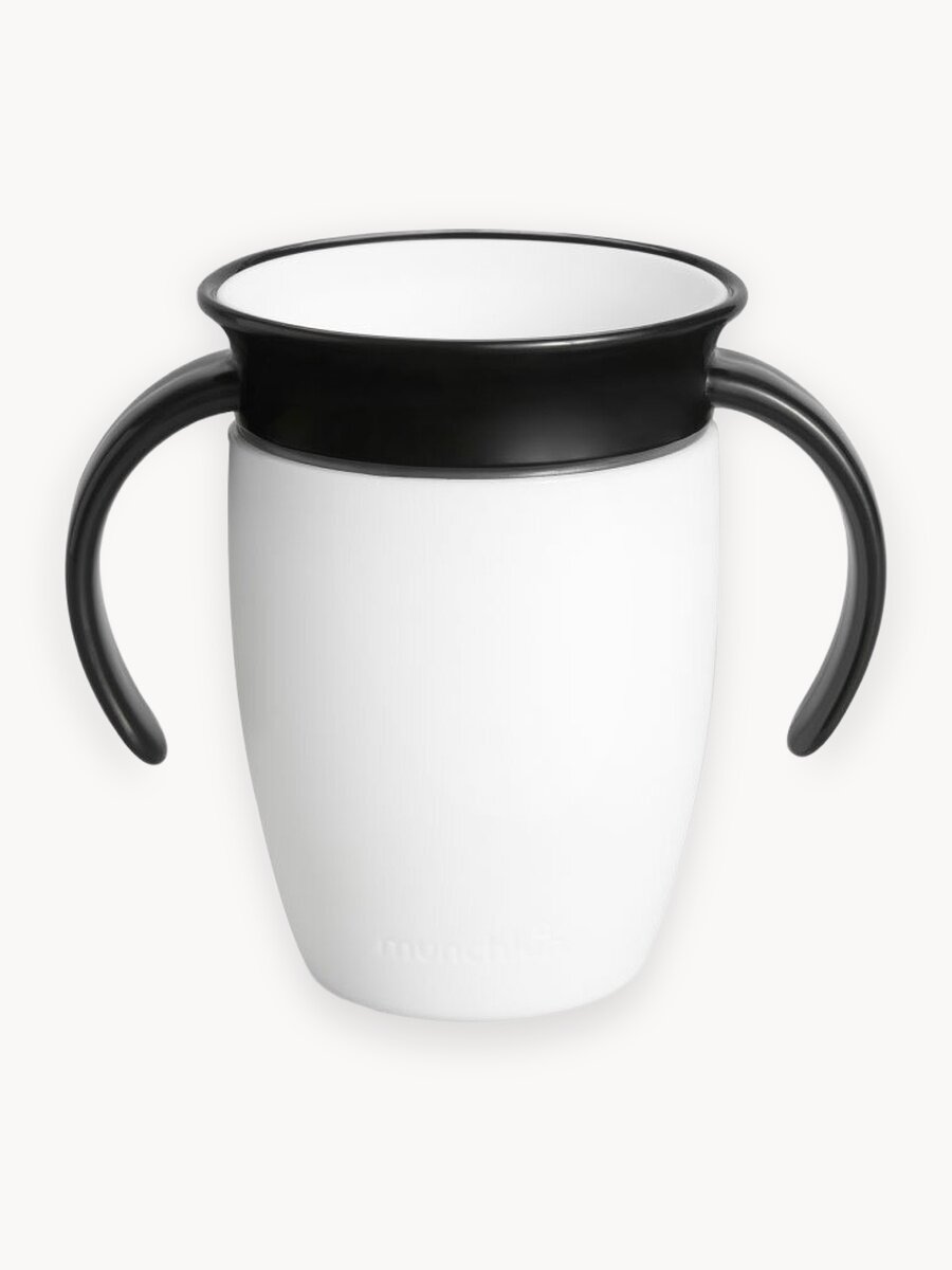 Поильник-непроливайка детский Munchkin MIRACLE® 360° с ручками, белый, 207мл, 6 мес+