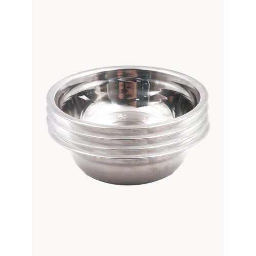 4 шт. Миска металлическая 